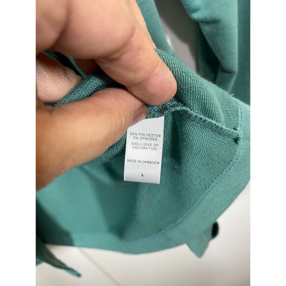 CuddlDuds Lightweight One Button Closure Comfort Sagebrush Cardigan Blazer Large - Picture 6 of 10